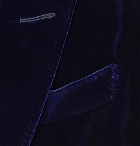TOM FORD - Navy Shelton Slim-Fit Velvet Tuxedo Jacket - Men - Navy