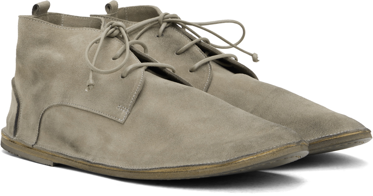Marsèll SSENSE Exclusive Gray Strasacco Ankle Boots