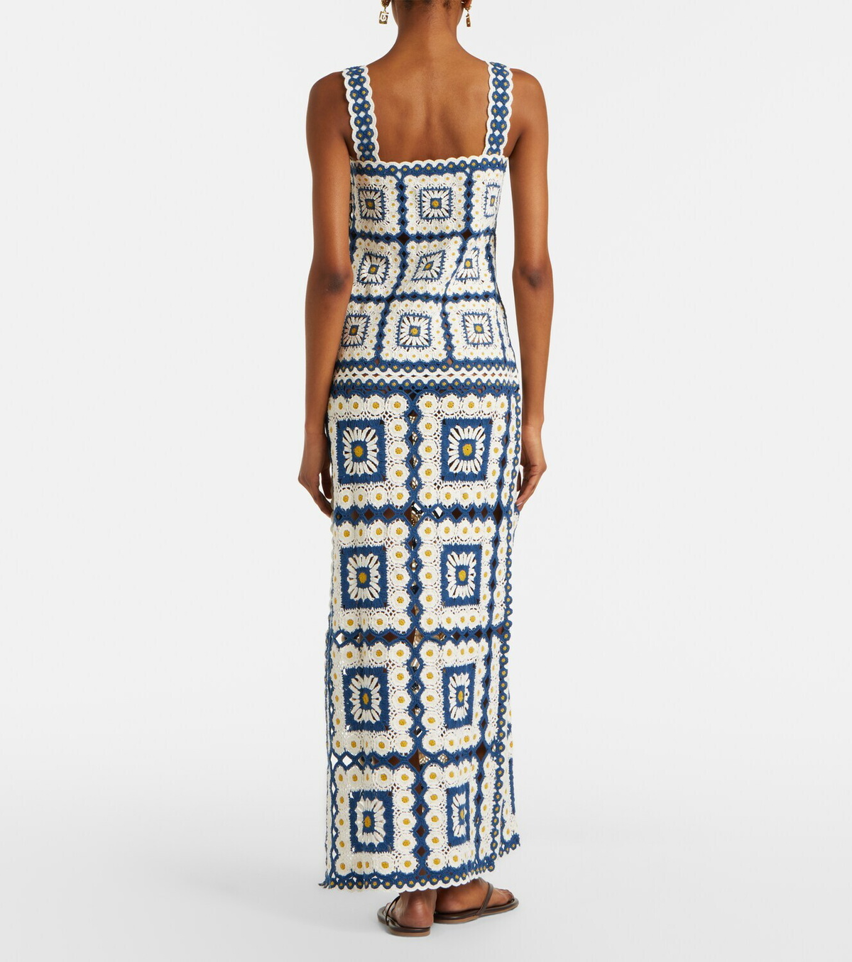Alémais Dolly crochet cotton maxi dress