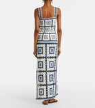 Alémais Dolly crochet cotton maxi dress