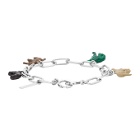 Marni Silver Animal Charm Bracelet