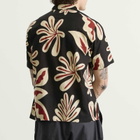Universal Works Men's Baja Print Road Shirt in Black