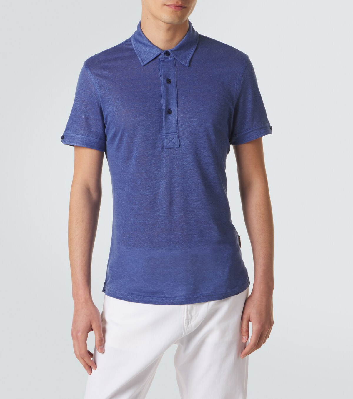 Orlebar Brown Sebastian linen polo shirt