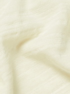 Orlebar Brown - Harrison Garment-Dyed Slub Cotton-Jersey Henley T-Shirt - White