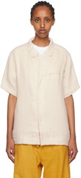 AIREI Off-White Raw Edge Shirt