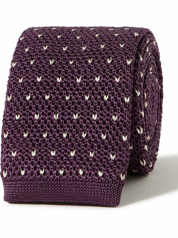 Photo: Richard James - 6cm Embroidered Knitted Silk Tie