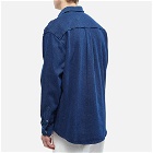 Soulland Men's Damon Shirt in Indigo Blue
