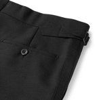 Kingsman - Eggsy's Black Wool and Mohair-Blend Tuxedo Trousers - Black