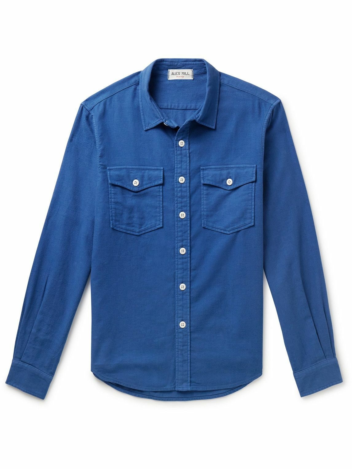 Alex Mill - Frontier Brushed Cotton-Flannel Shirt - Blue Alex Mill