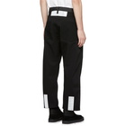 Junya Watanabe Black Twill Reflector Trousers