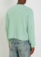Second Layer Friends Cashmere and Wool-blend Jumper Mint