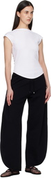 ALAÏA White Cap Cotton T-shirt