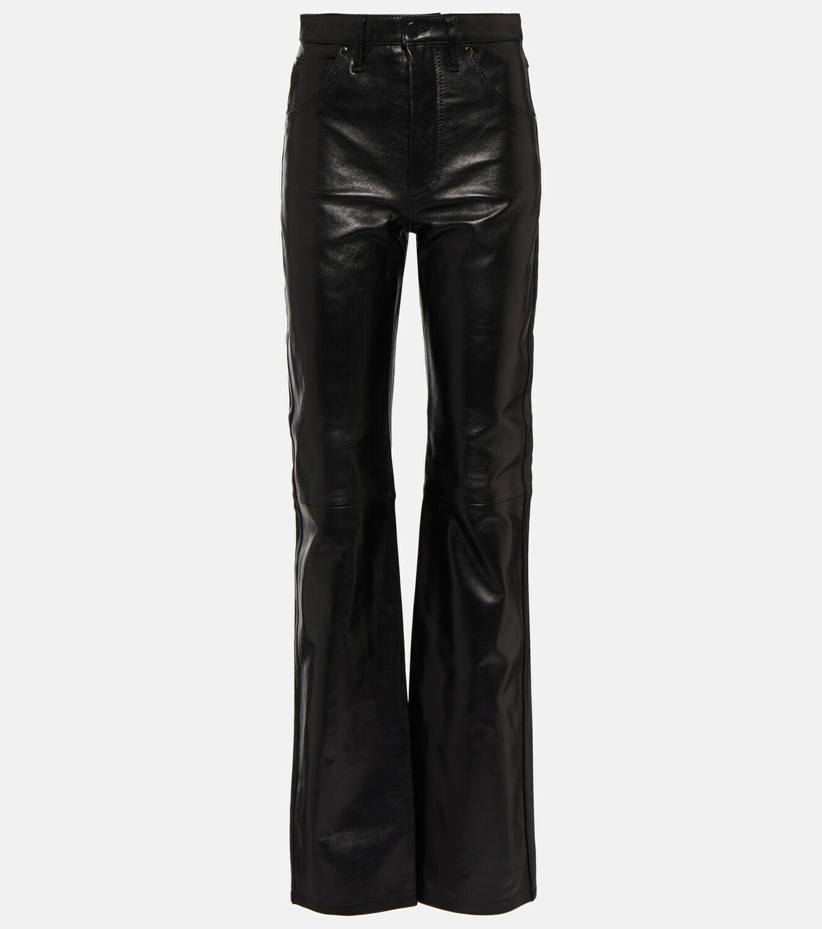 Dodo Bar Or Lidra high-rise straight leather pants
