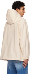 Jil Sander Beige Hooded Jacket