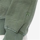 Nigel Cabourn Men's Embroidered Arrow Crew Sweat in Sports Green