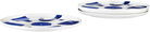 Alessi White Itsumo Dinner Plates, 4 pcs