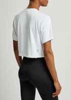 ON Train-t Logo Cropped Jersey T-shirt White