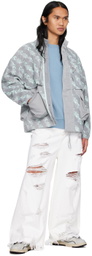 Li-Ning Blue Loose Fit Sweatshirt