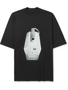 Rick Owens - Printed Cotton-Jersey T-Shirt - Black