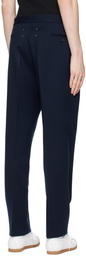 Maison Margiela Navy Pleated Trousers