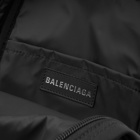 Balenciaga Men's Army Sling Backpack in Black