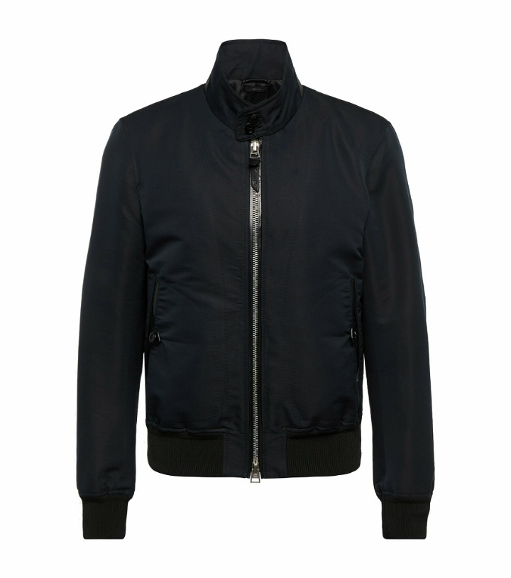 Photo: Tom Ford - Cotton and silk bomber jacket