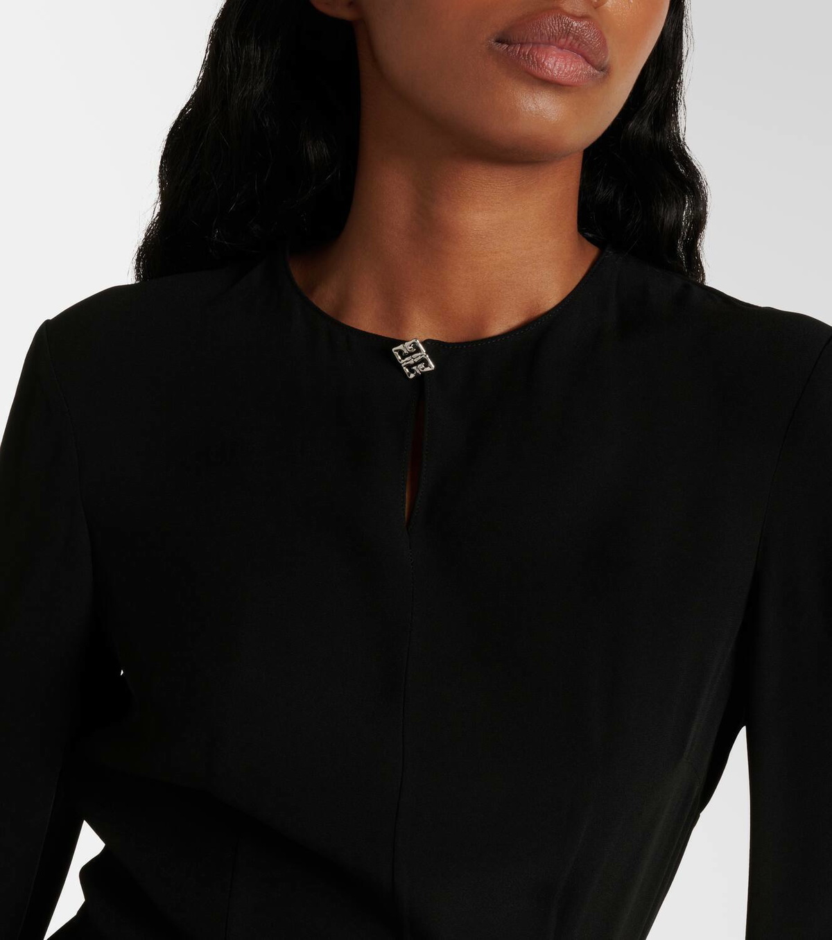 Givenchy Satin-trimmed crêpe minidress Givenchy