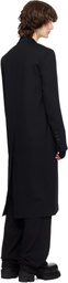 Rick Owens Black Temple Concordian Coat
