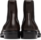 Dries Van Noten Brown Leather Chelsea Boots