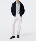 Umit Benan Montana cashmere and silk cardigan