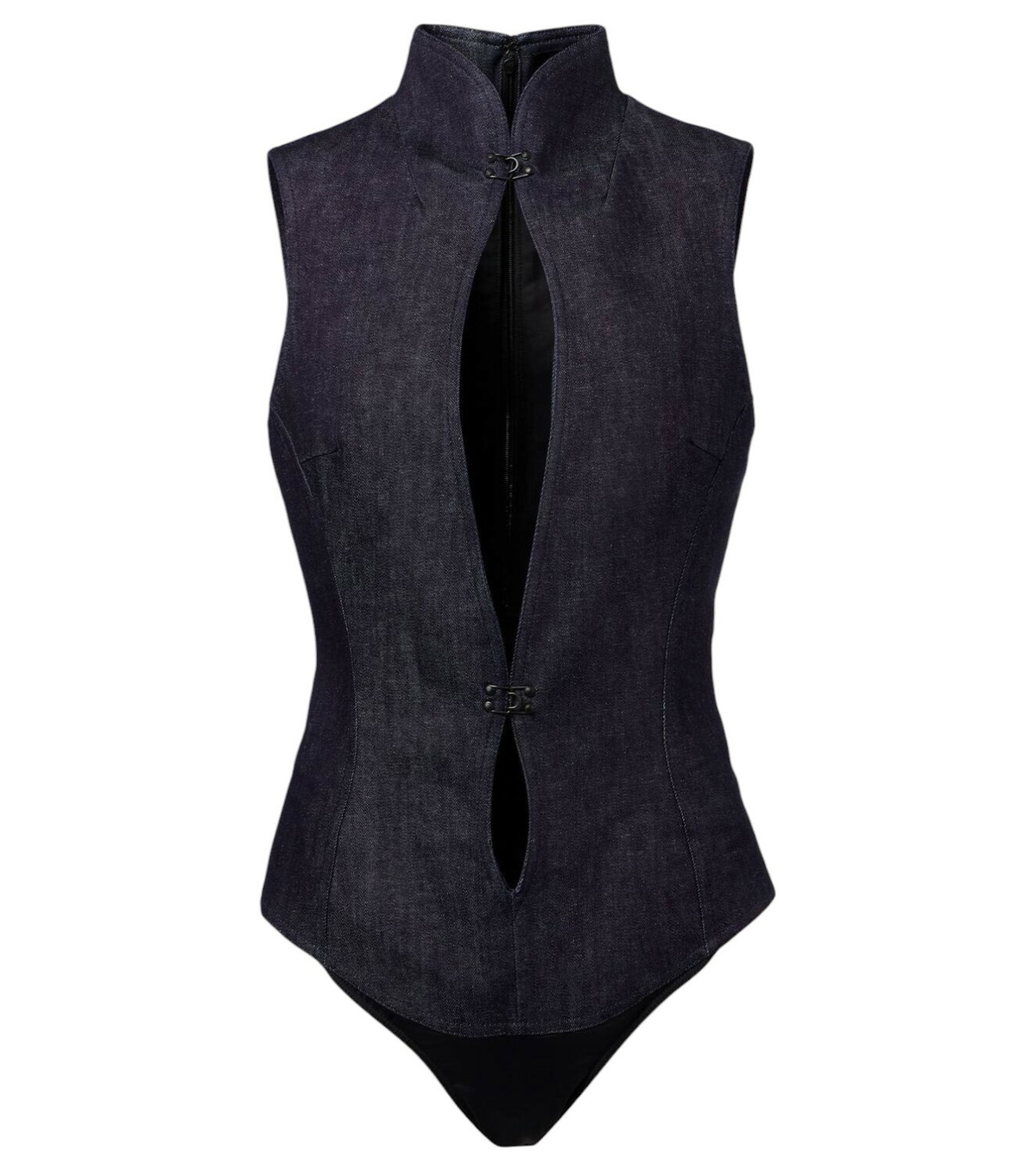 【関税込み】Mugler タン Swirly ボディスーツ Mugler Tan Swirly Bodysuit Mugler