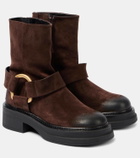 Dorothee Schumacher Suede Softness biker boots
