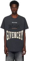 Givenchy Gray Embroidered T-Shirt