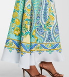 Etro Floral silk maxi skirt