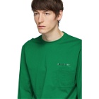Affix Green Logo Double Chest Pocket T-Shirt