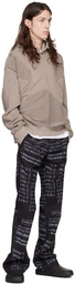 MISBHV Black Basquiat Edition 'Discography' Trousers