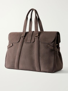 Brunello Cucinelli - Full-Grain Leather Weekend Bag - Brown