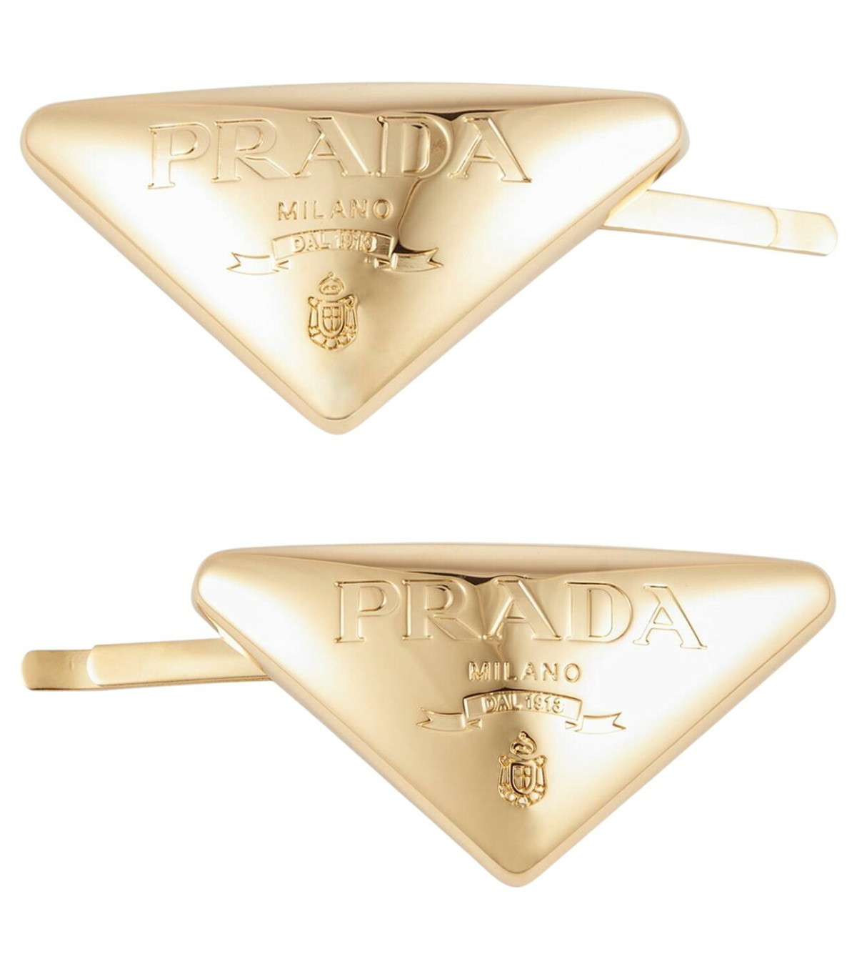 Prada Brown Nappa Leather Hairband Prada