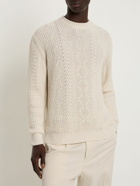 AGNONA - Cotton Blend Crewneck Sweater