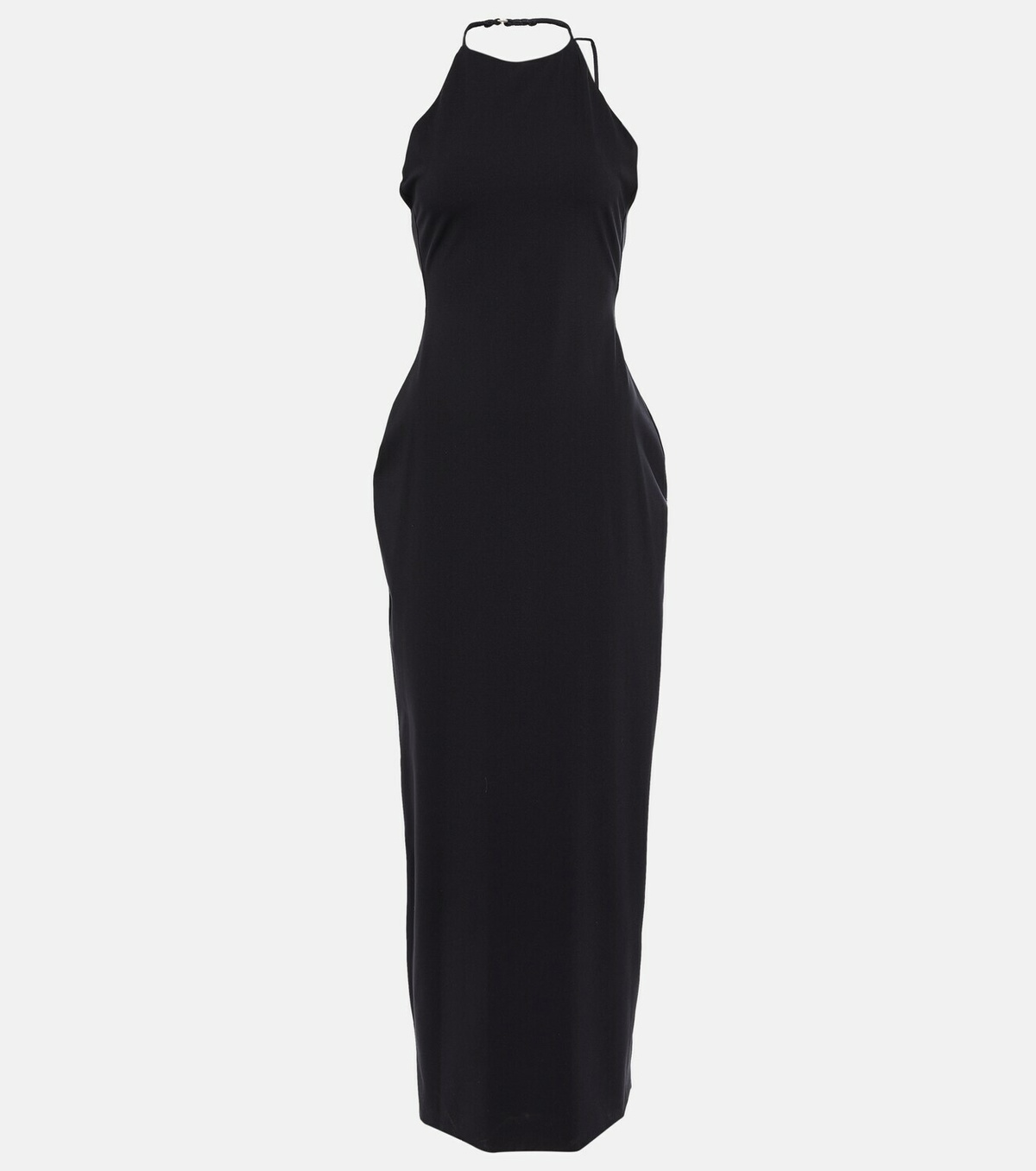 halter neck blue dress Auburn Powder Blue Halter-Neck Midi Dress – Club L London