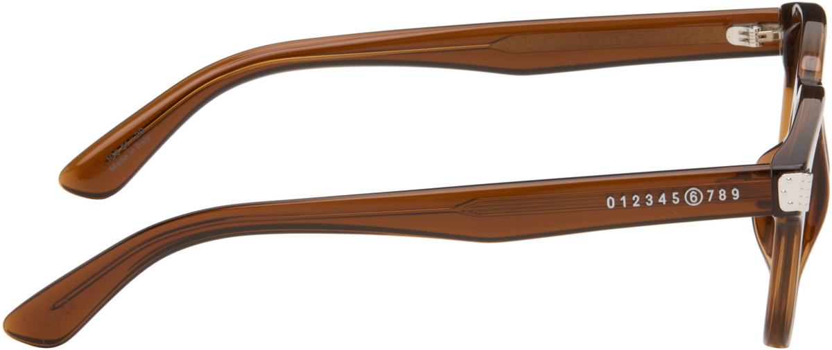 MM6 Maison Margiela Brown 17 Sunglasses