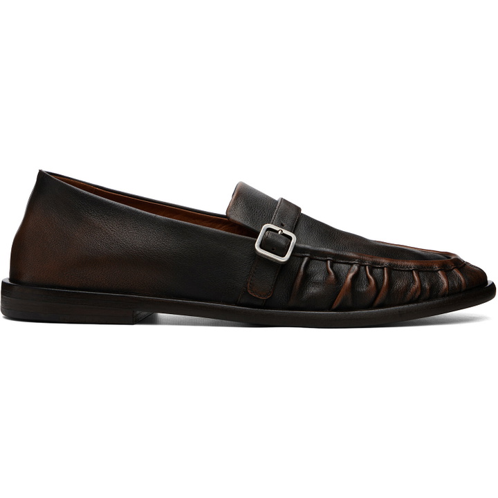 Photo: Marsèll Brown Stesa Soft Pebbled Leather Loafers
