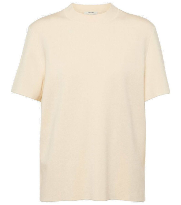 Photo: Fforme Karly wool and cotton-blend T-shirt