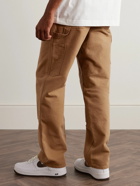 Carhartt WIP - Nash Straight-Leg Panelled Cotton-Canvas Trousers - Brown