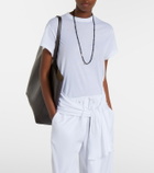 Toteme Tie-waist jersey top