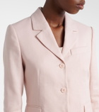 Dorothee Schumacher Casual Sophistication linen and cotton blazer