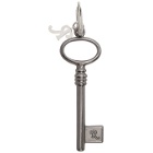 Raf Simons Silver Key Charm Keychain
