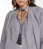 Victoria Beckham - Striped cotton blouse