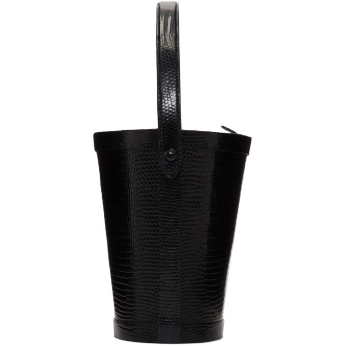 Hunting Season Black Lizard Bucket Bag Hunting Season