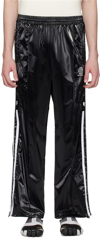 Photo: Doublet Black Embroidered Track Pants